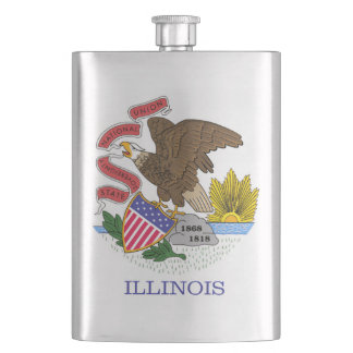 Illinois Flagga Fickplunta