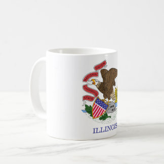 Illinois Flagga Kaffemugg