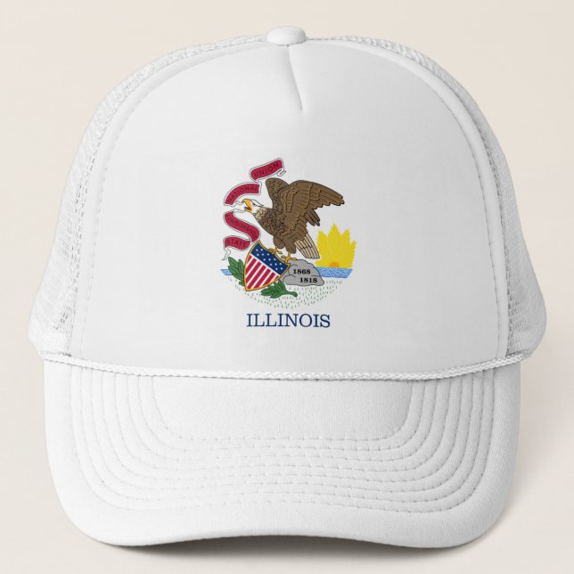 ILLINOIS FLAGGA KEPS (Framsida)