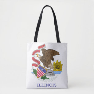 Illinois Flagga Tygkasse