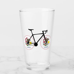 Illinois flaggcykling glaskopp