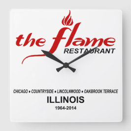 Illinois flamskyddsmedel fyrkantig klocka