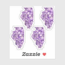 Illinois Flower Klistermärken