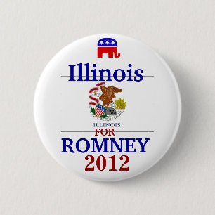 Illinois för Romney 2012 Knapp