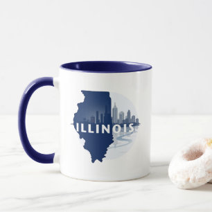 Illinois Förenta staterna Mugg