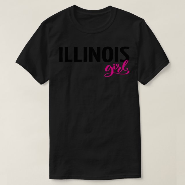 Illinois Girl T Shirt (Design framsida)