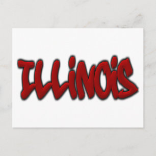 Illinois Graffiti Vykort