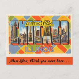 Illinois, Hälsningar från Chicago Vykort