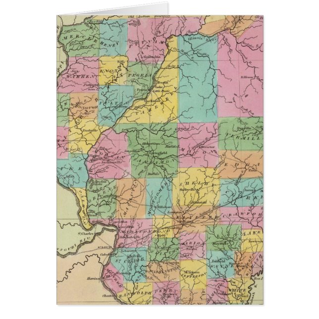 Illinois Hälsningskort (Framsidan)