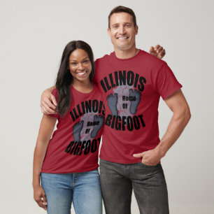 Illinois Hem i Bigfoot T-shirt