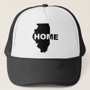 Illinois Hemma Borta Från Hemmet Keps Trucker Hatt