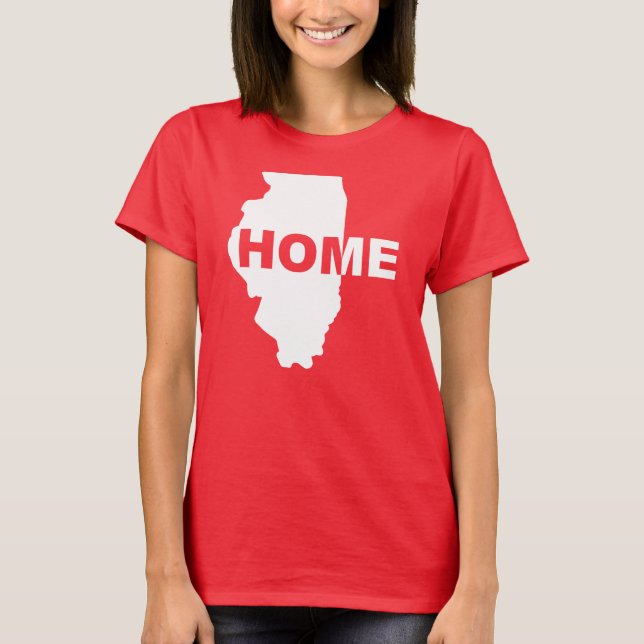 Illinois Hemmaifrån T-Shirt (Framsida)