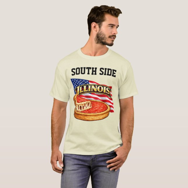 Illinois Herr Tee (Hel framsida)