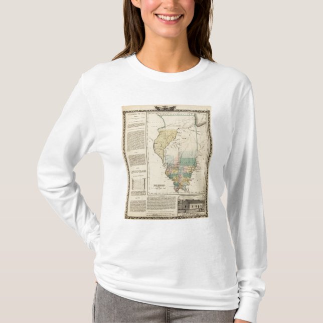 Illinois i 1822 tee (Framsida)