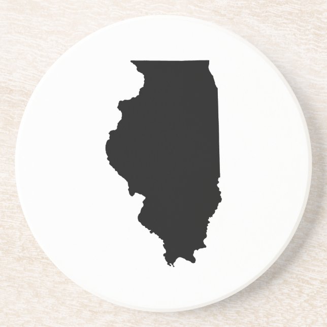 Illinois i svart och vitt underlägg (Framsidan)