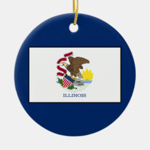 Illinois Julgransprydnad Keramik