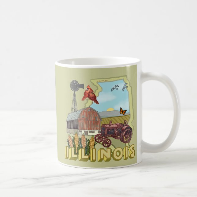 Illinois Kaffemugg (Höger)
