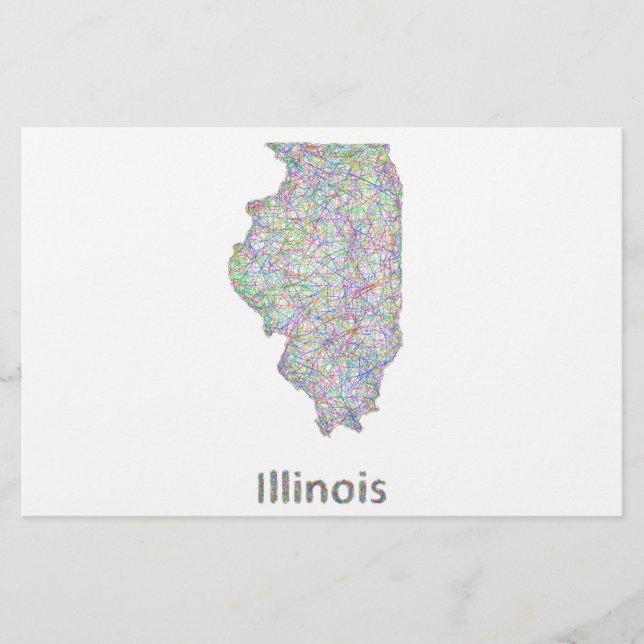 Illinois karta (Framsida)