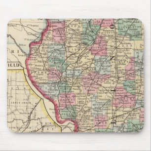 Illinois Karta av Mitchell Musmatta