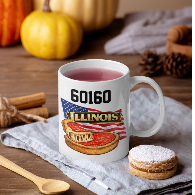 Illinois Klassiska Mugg (Home is Illinois—And It Tastes Like This)