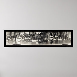 Illinois Knight och Dam Photo 1910 Poster