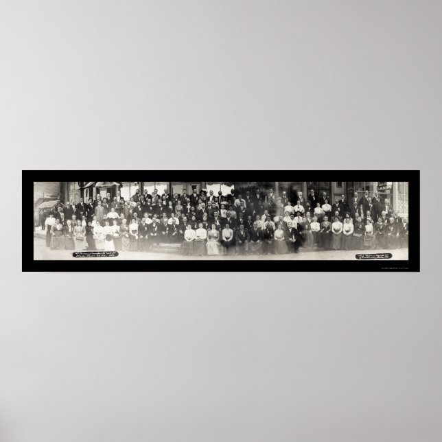 Illinois Knight och Dam Photo 1910 Poster (Framsidan)