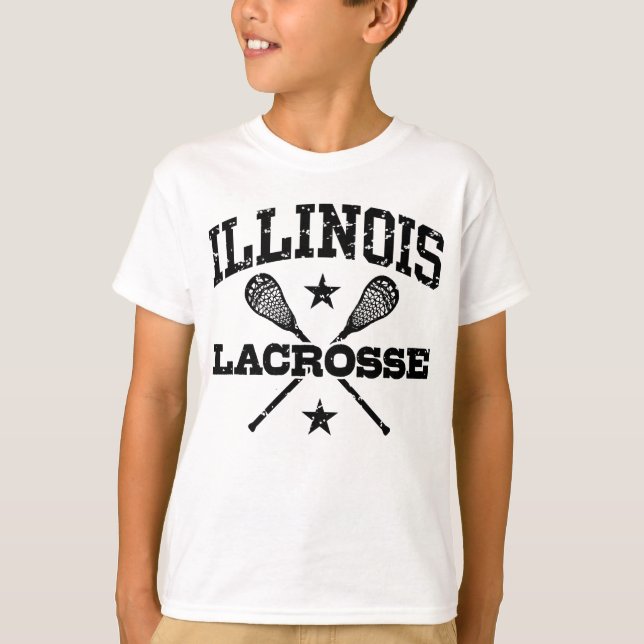 Illinois Lacrosse T-shirt (Framsida)