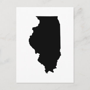 Illinois-lägesdisposition Vykort
