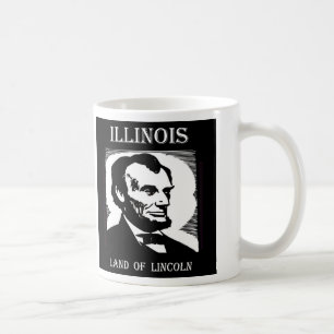 Illinois land av Lincoln Kaffemugg