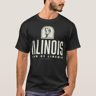Illinois Land Lincoln Tan T Shirt