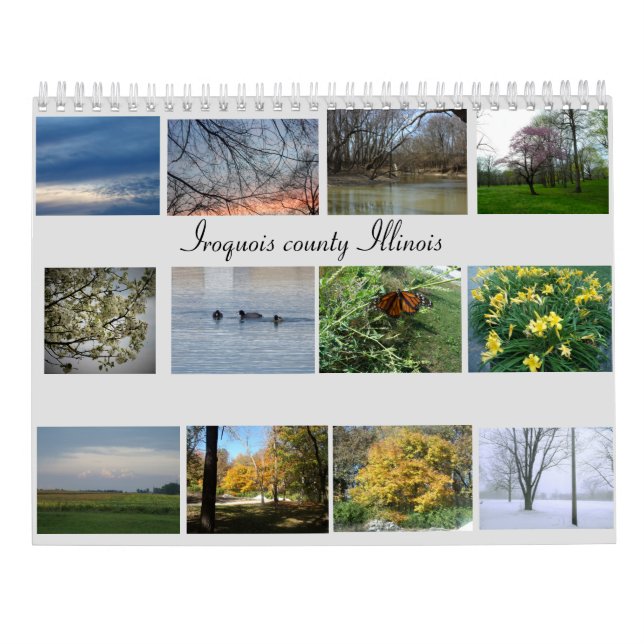 Illinois (landsbygd) kalender (Baksida)