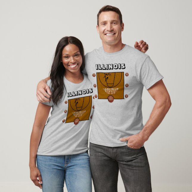 ILLINOIS Långärmad Shirt Tee (Unisex)