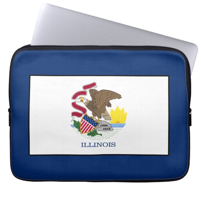 Illinois Laptop Sleeve (Framsidan)