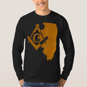 Illinois Masons Grand Lodge Af&am Freemason Far T Shirt