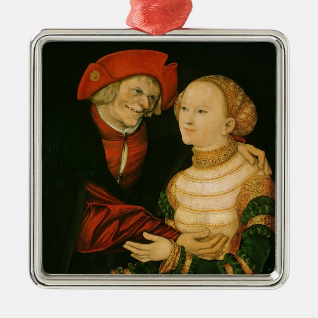 Illinois-Matchade kopplar ihop Julgransprydnad Metall (Framsidan)