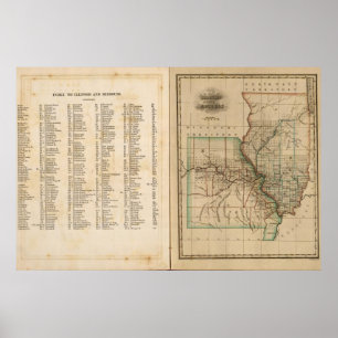 Illinois Missouri Poster