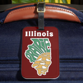 Illinois Nickname Ord Art Bagagebricka