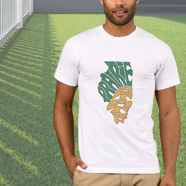 Illinois Nickname Ord Art T Shirt (Skapare uppladdad)