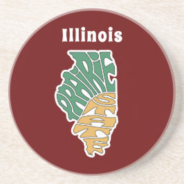 Illinois Nickname Ord Art Underlägg