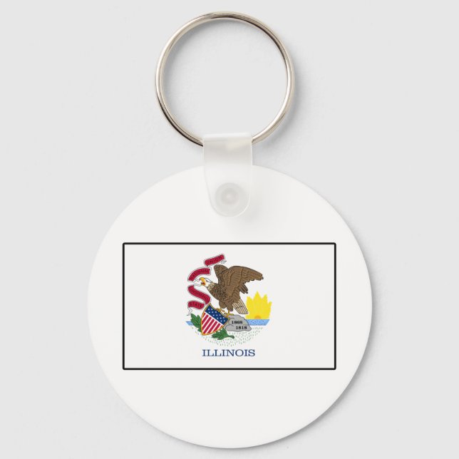Illinois Nyckelring (Framsida)