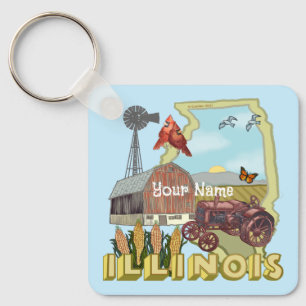 Illinois Nyckelring