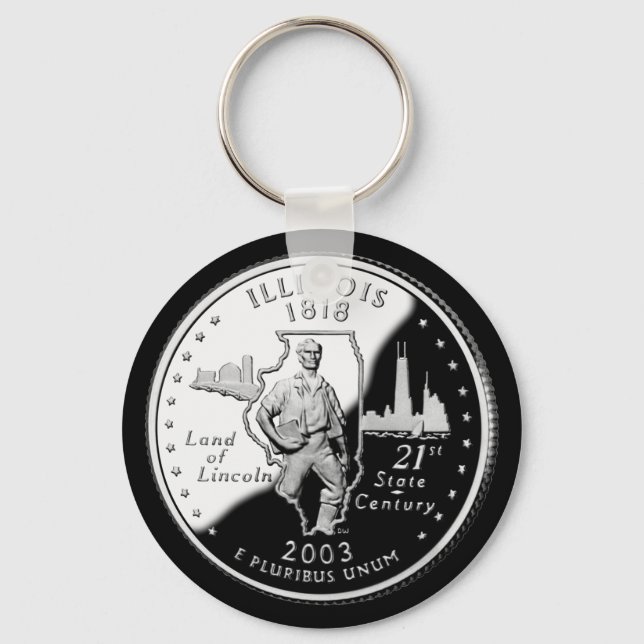 ILLINOIS NYCKELRING (Framsida)