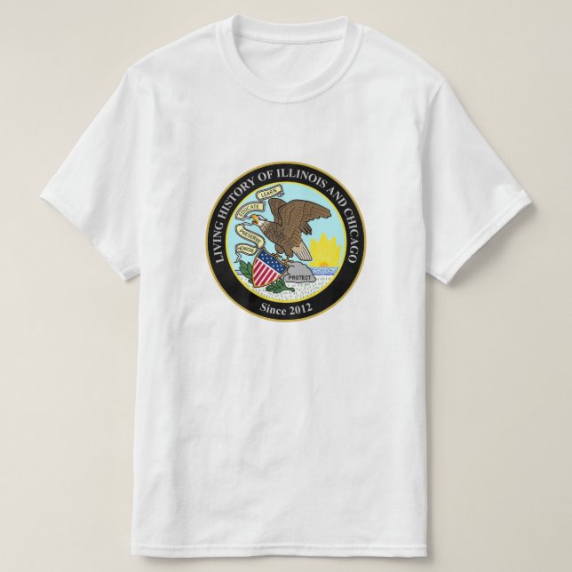Illinois och Chicago Community i livet T Shirt (Design framsida)