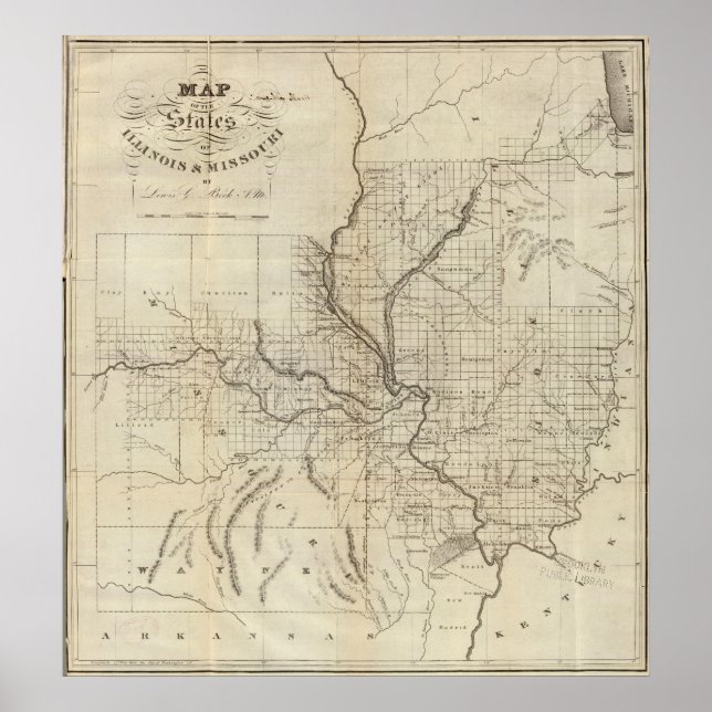 Illinois och Missouri 2 Poster (Framsidan)