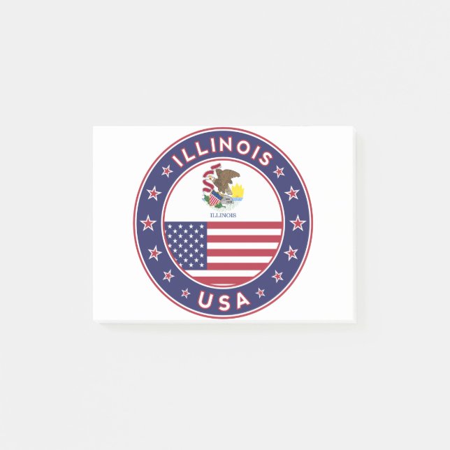 Illinois Post-it Block (Framsida)