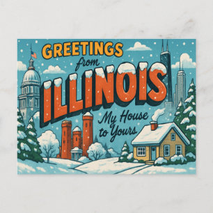 ILLINOIS Postkort Vykort