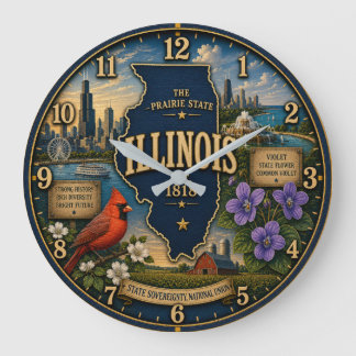 Illinois Prairie State Stor Klocka