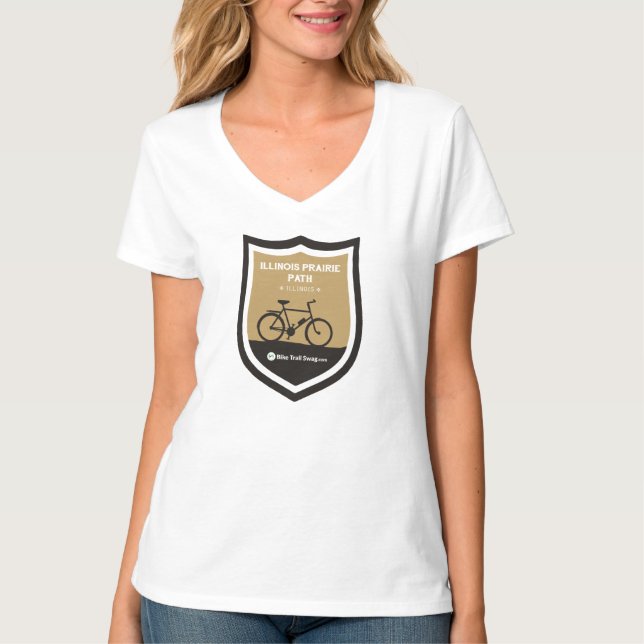 Illinois prärieväg t shirt (Framsida)