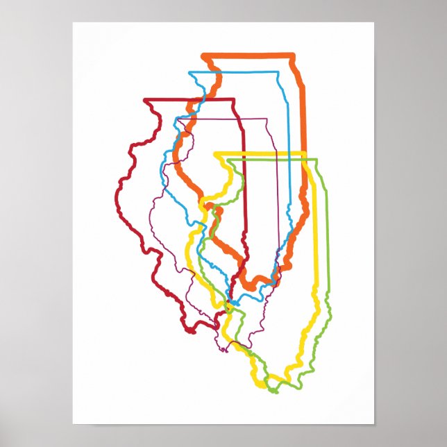 illinois pride oskärpa poster (Framsidan)