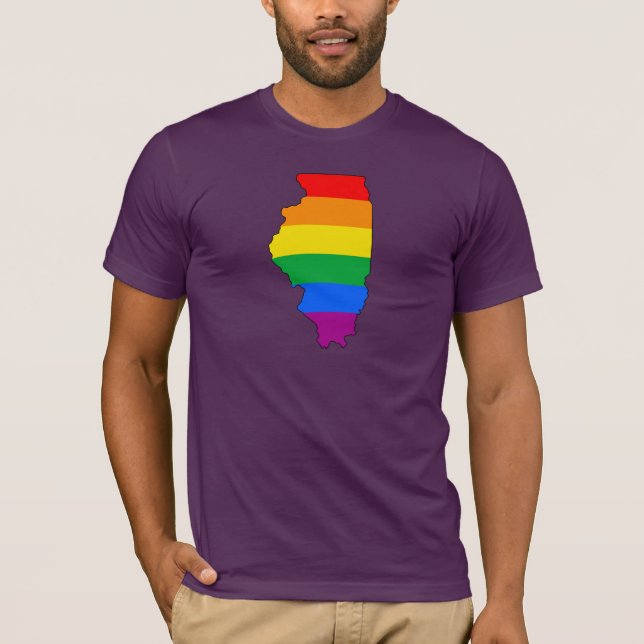ILLINOIS PRIDE - T SHIRT (Framsida)